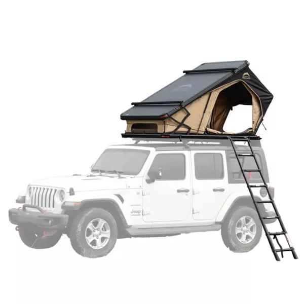 Tente de toit coque aluminium – La Bush Cruiser Pro 120 V2 – Tente de toit voiture