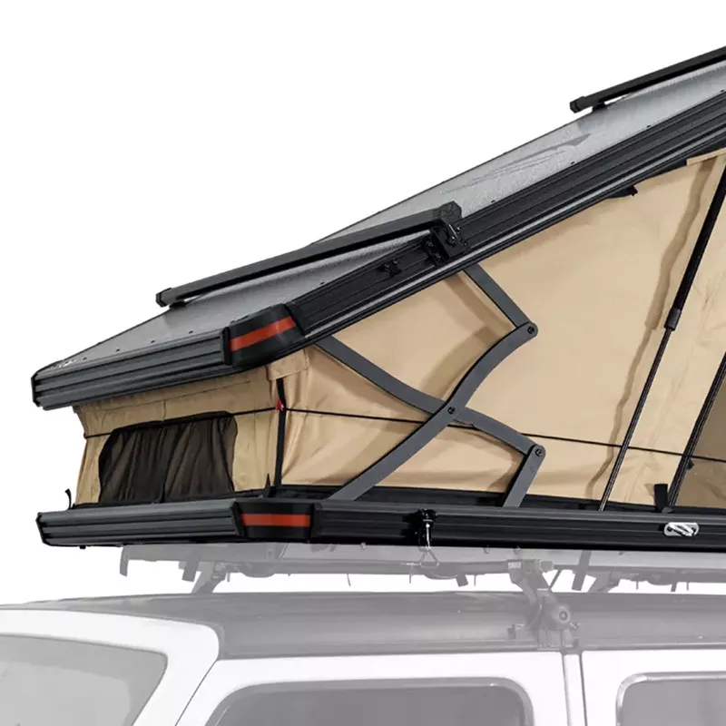 Tente de toit coque aluminium – La Bush Cruiser Pro 120 V2 – Tente de toit voiture